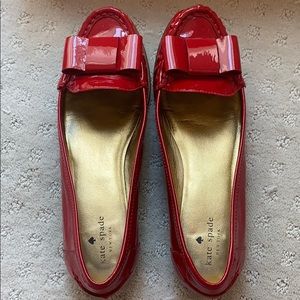Kate Spade patent leather loafers